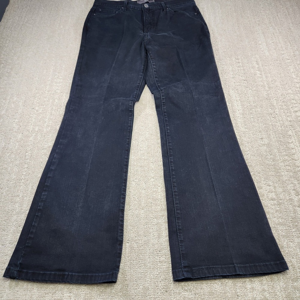 Levis 512‎ Jeans Women 10 Perfectly Slimming Bootcut Black Stretch Cowgirl Flare
